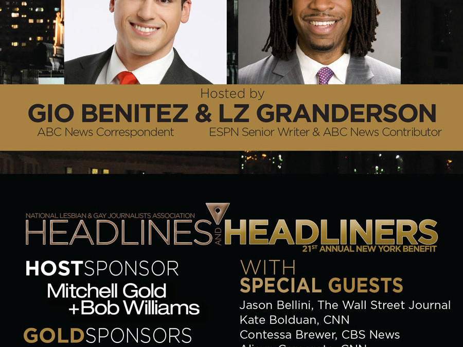 You’e Invited to the NLGJA New York Benefit: Headlines & Headliners